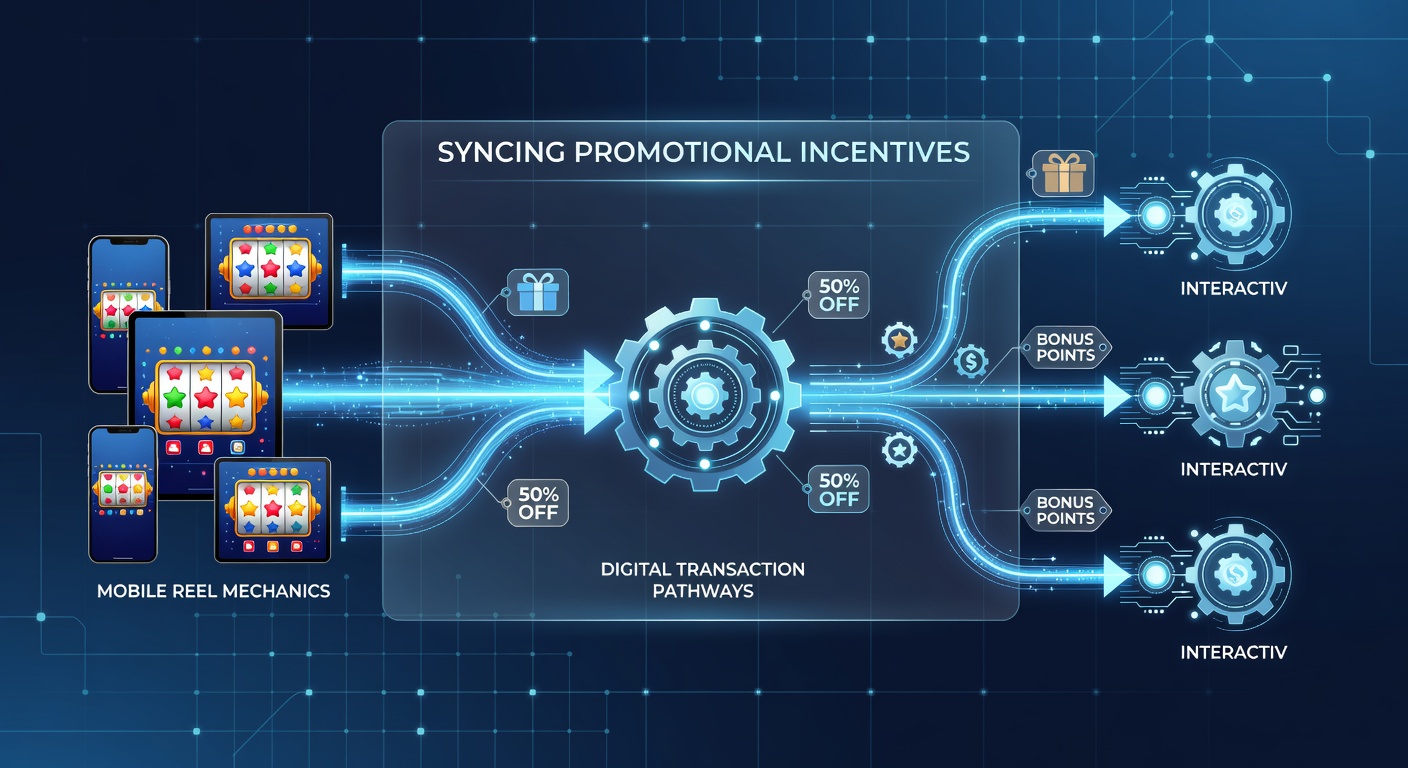 Diagram showing real-time data flow between slot reels, table games, and fluctuating sports betting markets via digital payments