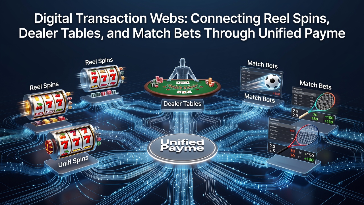 Unified payment channels connecting online slots, live dealer tables, and sports betting interfaces
