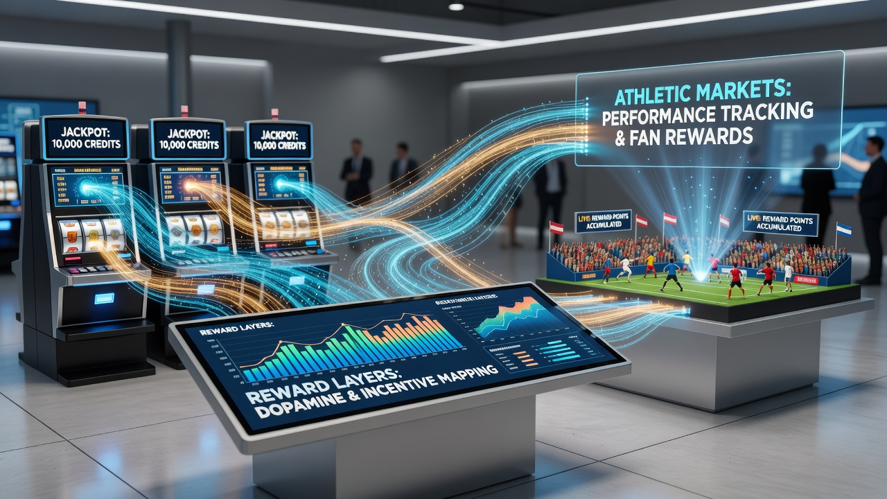 Illustration of layered bonus flows connecting table games with sports betting platforms
